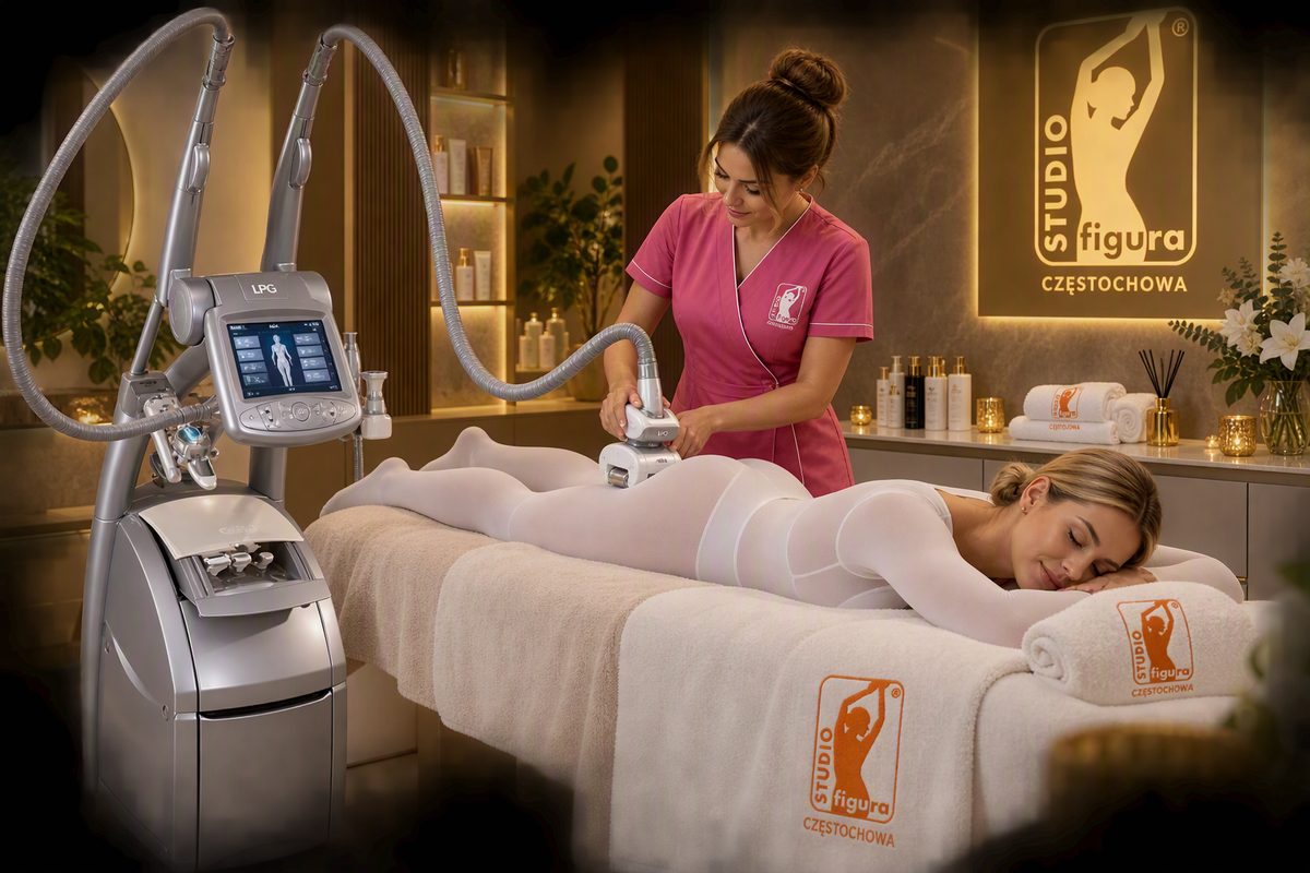 Zabieg endermologii LPG w kostiumie w Studio Figura Częstochowa